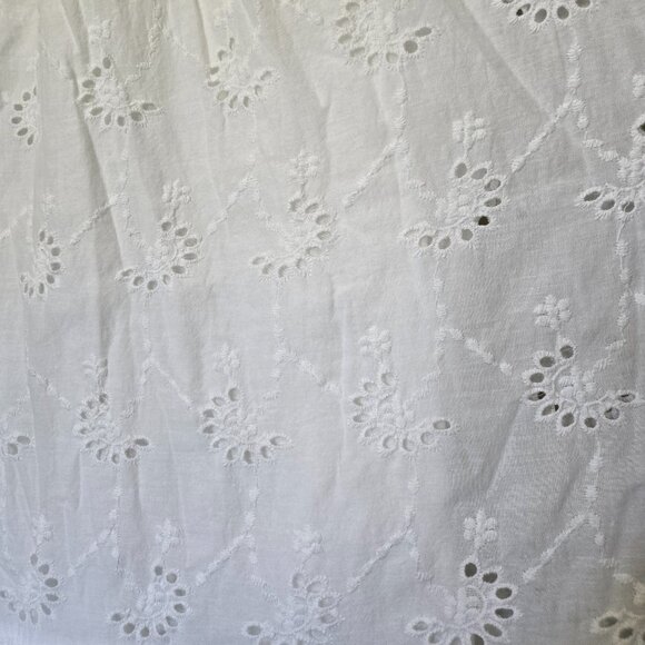 White Maxi Cotton Sundress - Picture 7 of 15